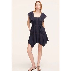 Rebecca Taylor 100% cotton Lace Insert Dress **Missing waist tie**
